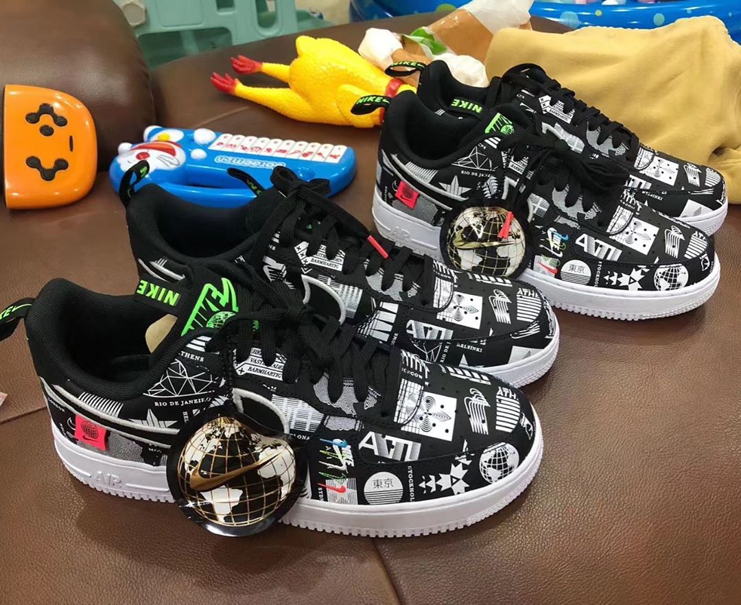 8月発売予定！ナイキ エア フォース 1 ロー “ワールドワイド” “ブラックホワイト” (NIKE AIR FORCE 1 LOW “World Wide” “Black/White”) [CZ5927-001]