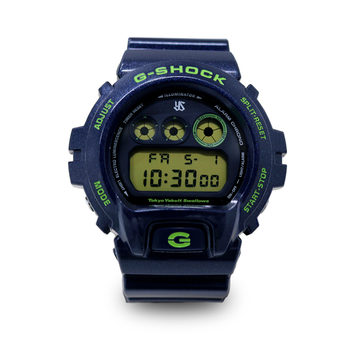 【1000個限定】バックライトにつば九郎が表示されるヤクルトスワローズ × G-SHOCK 2020 DW6900が5/1発売 (Gショック ジーショック Swallows)