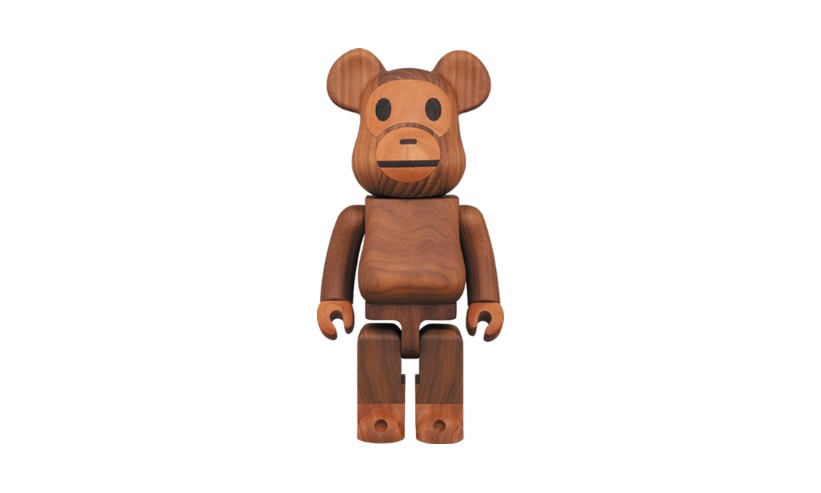 A BATHING APEのマイロが木製ベアブリックになって5月発売 (ア ベイシング エイプ BE@RBRICK BABY MILO)