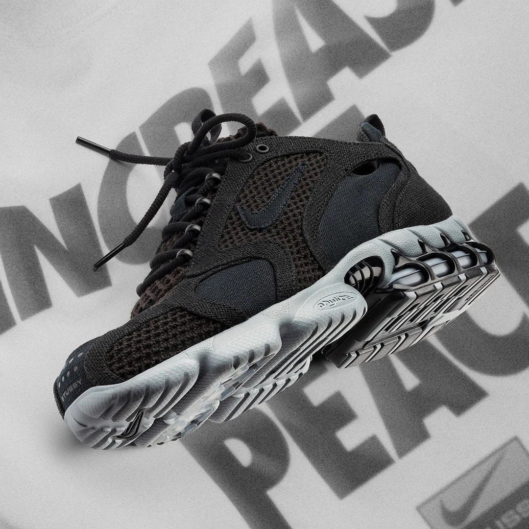 5/15発売！ステューシー × ナイキ エア ズーム スピリドン ケージ 2 “ブラック/クールグレー” (STUSSY NIKE AIR ZOOM SPIRIDON CAGE 2 “Black/Cool Grey”) [CQ5486-001]