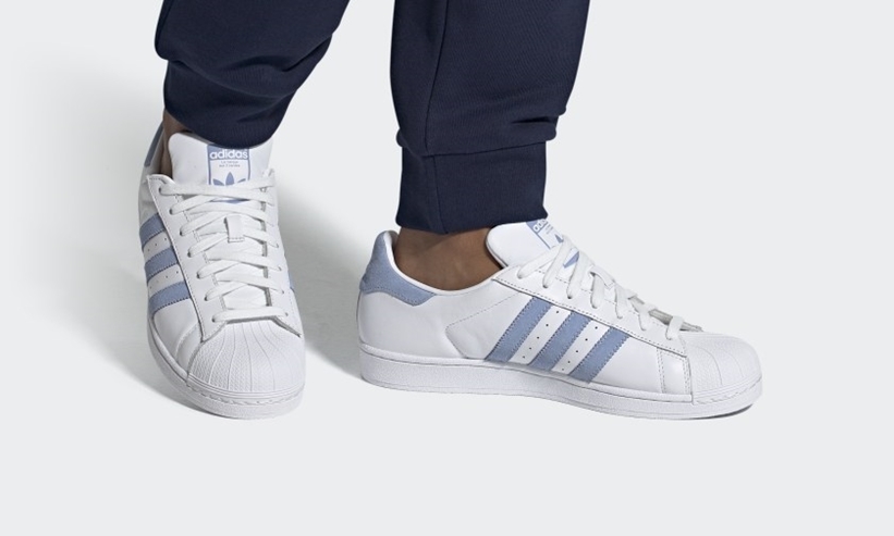 adidas Originals SUPERSTAR "Cloud White/Glow Blue" (アディダス オリジナルス スーパースター "クラウドホワイト/グロウブルー") [FV3021]