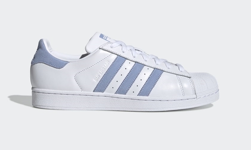 adidas Originals SUPERSTAR “Cloud White/Glow Blue” (アディダス オリジナルス スーパースター “クラウドホワイト/グロウブルー”) [FV3021]