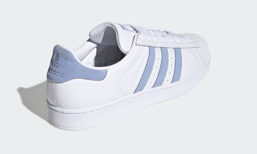 adidas Originals SUPERSTAR “Cloud White/Glow Blue” (アディダス オリジナルス スーパースター “クラウドホワイト/グロウブルー”) [FV3021]