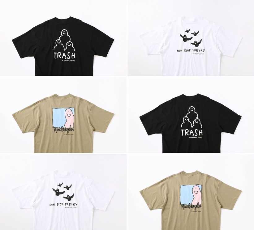 マーク・ゴンザレス ×  フリークスストア コラボ ビッグサイズバックプリント TEE 3型が発売 (MARK GONZALES FREAK’S STORE)