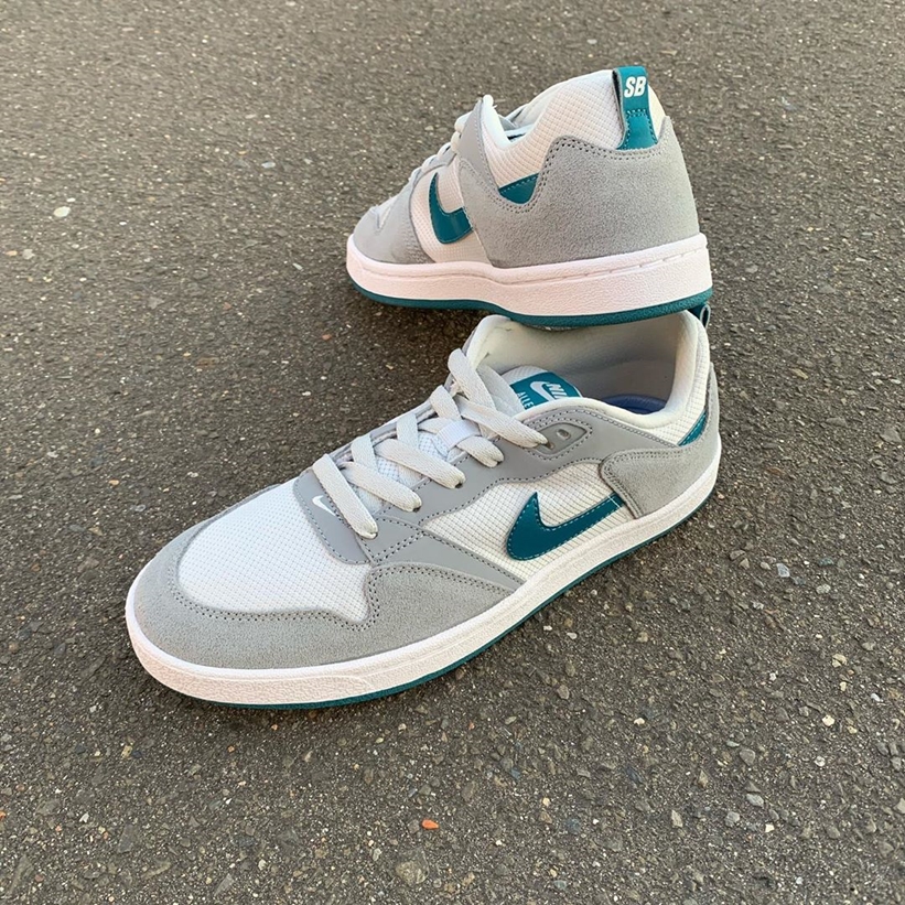 ナイキ SB アリウープ “パーティクルグレー/ジオードティール” (NIKE SB ALLEYOOP “Particle Grey/Geode Teal”) [CJ0882-003]