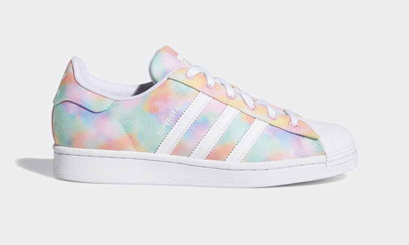 4/28発売！賑やかなタイダイプリントのアディダス オリジナルス ウィメンズ スーパースター (adidas Originals WMNS SUPERSTAR “Tie Dye”) [FY1268]