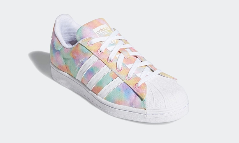 4/28発売！賑やかなタイダイプリントのアディダス オリジナルス ウィメンズ スーパースター (adidas Originals WMNS SUPERSTAR “Tie Dye”) [FY1268]