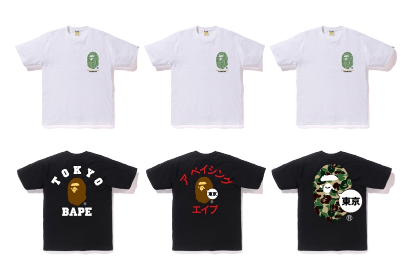 【A BATHING APE WEB限定】東京にちなんだグラフィックデザインを落とし込んだTEEが5/1発売 (ア ベイシング エイプ)