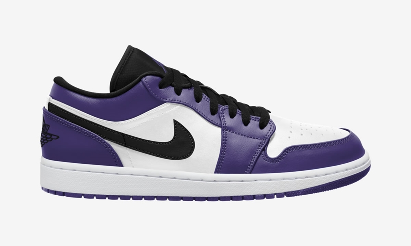 10/13 発売！ナイキ エア ジョーダン 1 ロー “コートパープル/ホワイト” (NIKE AIR JORDAN 1 LOW “Court Purple/White”) [553558-500]