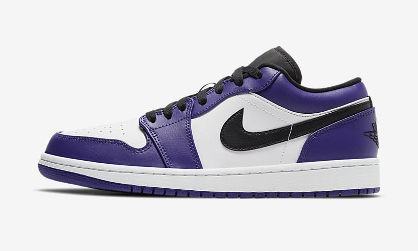 10/13 発売！ナイキ エア ジョーダン 1 ロー “コートパープル/ホワイト” (NIKE AIR JORDAN 1 LOW “Court Purple/White”) [553558-500]