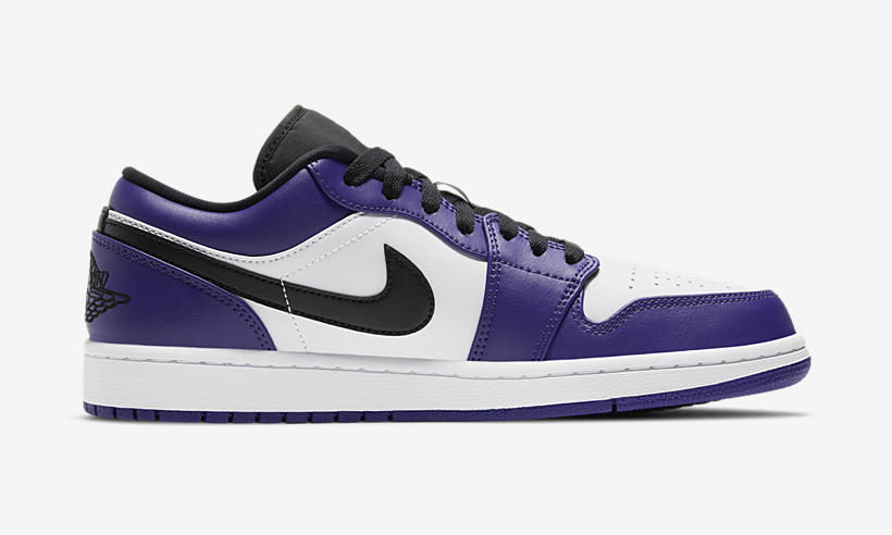 10/13 発売！ナイキ エア ジョーダン 1 ロー “コートパープル/ホワイト” (NIKE AIR JORDAN 1 LOW “Court Purple/White”) [553558-500]