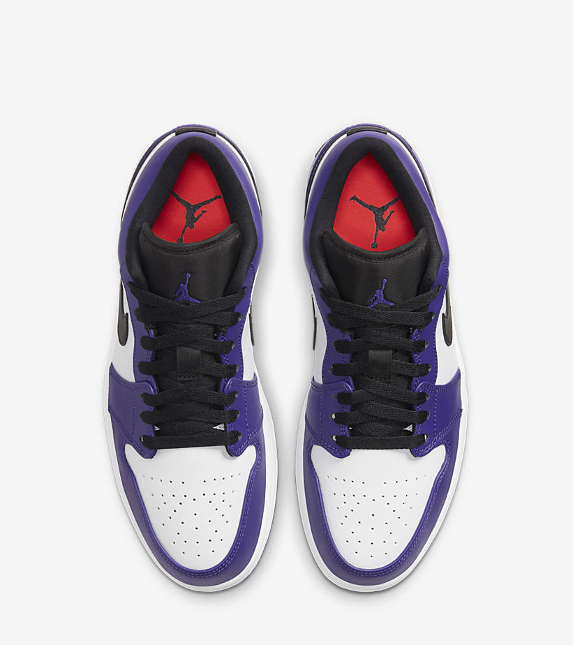 10/13 発売！ナイキ エア ジョーダン 1 ロー “コートパープル/ホワイト” (NIKE AIR JORDAN 1 LOW “Court Purple/White”) [553558-500]