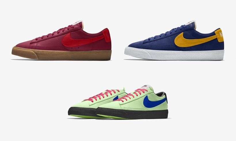 【NIKE BY YOU】ブレーザー ローをレザー、スエード、キャンバスでカスタマイズ (ナイキ BLAZER LOW)