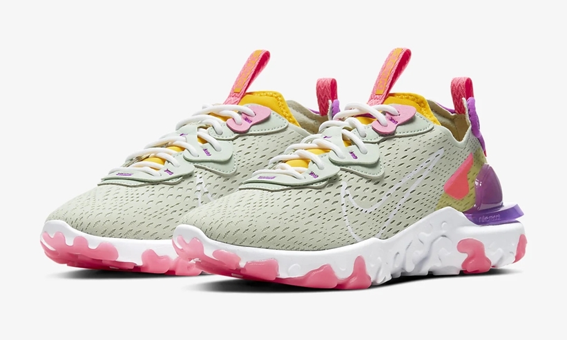 ナイキ ウィメンズ リアクト ビジョン “ピスタチオフォレスト/ビビッドパープル” (NIKE WMNS REACT VISION “Pistachio Frost/Vivid Purple”) [CI7523-300]