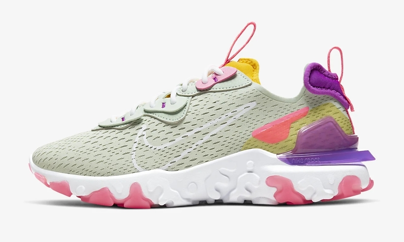 ナイキ ウィメンズ リアクト ビジョン “ピスタチオフォレスト/ビビッドパープル” (NIKE WMNS REACT VISION “Pistachio Frost/Vivid Purple”) [CI7523-300]