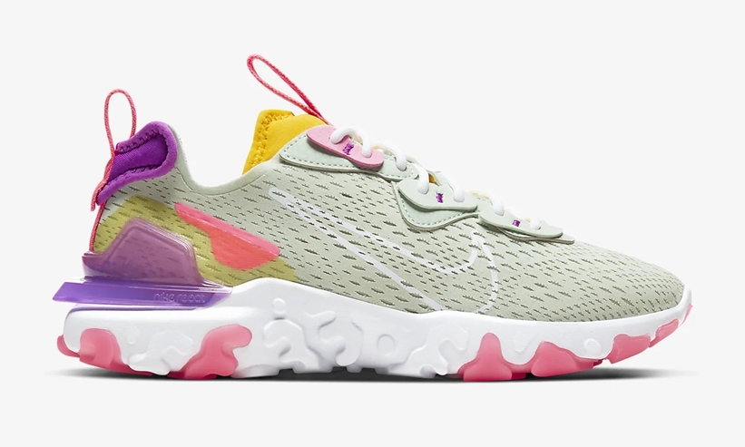 ナイキ ウィメンズ リアクト ビジョン “ピスタチオフォレスト/ビビッドパープル” (NIKE WMNS REACT VISION “Pistachio Frost/Vivid Purple”) [CI7523-300]