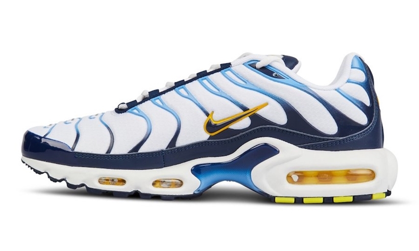 ナイキ エア マックス プラス “ホワイト/ブルー/ゴールド” (NIKE AIR MAX PLUS “White/Blue/Gold”) [CT1094-100]