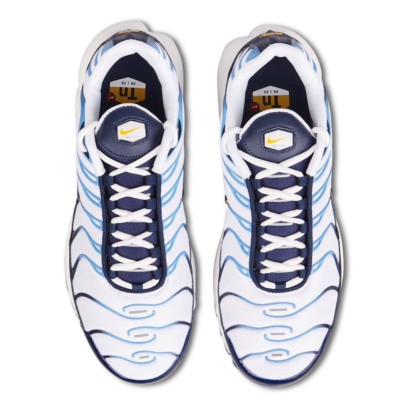 ナイキ エア マックス プラス “ホワイト/ブルー/ゴールド” (NIKE AIR MAX PLUS “White/Blue/Gold”) [CT1094-100]