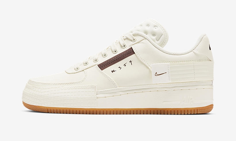 ナイキ エア フォース 1 ロー タイプ “セイル/アースブラウン” (NIKE AIR FORCE 1 LOW TYPE “Sail/Earth Brown”) [CJ1281-100]