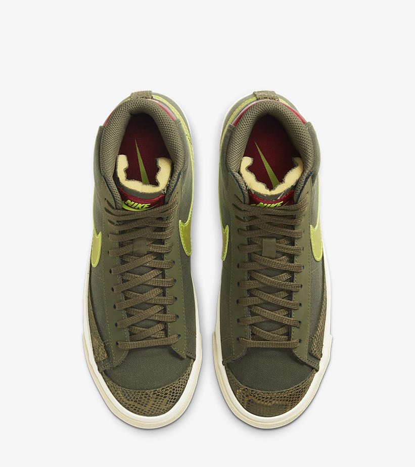 ナイキ ウィメンズ ブレーザー ミッド 77 “スネーク” “ミディアムオリーブ” (NIKE WMNS BLAZER MID 77 “Snake” “Medium Olive”) [CZ0462-200]