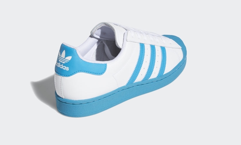 5/15発売！フレッシュなブルーカラーが鮮やかなアディダス オリジナルス スーパースター (adidas Originals SUPERSTAR “Cloud White/Bold Aqua”) [FY2756]