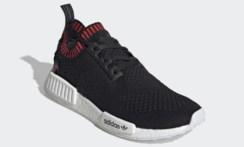 6/4発売！ドラゴンのディテールが施されたadidas Originals NMD_R1 PRIMEKNIT “Black/Red” (アディダス オリジナルス エヌ エム ディー プライムニット “ブラック/レッド”) [EH2238]