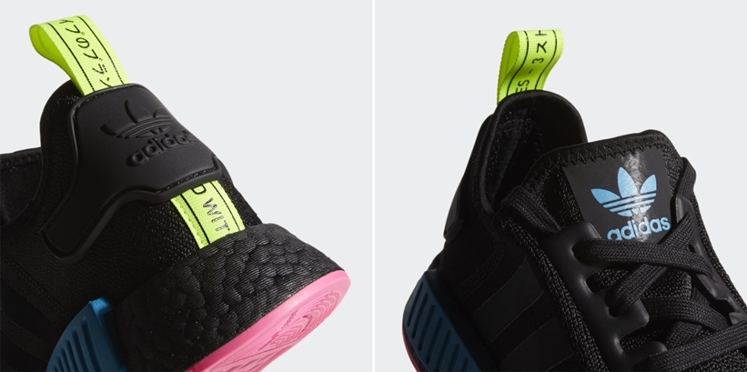 adidas Originals NMD_R1 “ore Black/Bold Aqua/Solar Yellow” (アディダス オリジナルス エヌ エム ディー “コアブラック/ボールドアクア/ソーラーイエロー”) [FY2749]