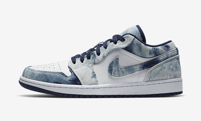 2024年 夏 リストック予定！ナイキ エア ジョーダン 1 ロー “ウォッシュドデニム” (NIKE AIR JORDAN 1 LOW “Washed Denim”) [CZ8455-100]