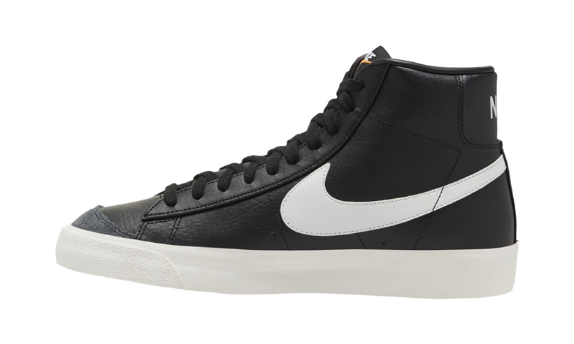 ナイキ ブレーザー ミッド 77 レザー “ブラック/ホワイト” (NIKE BLAZER MID 77 LEATHER “Black/White”) [CQ6806-002]