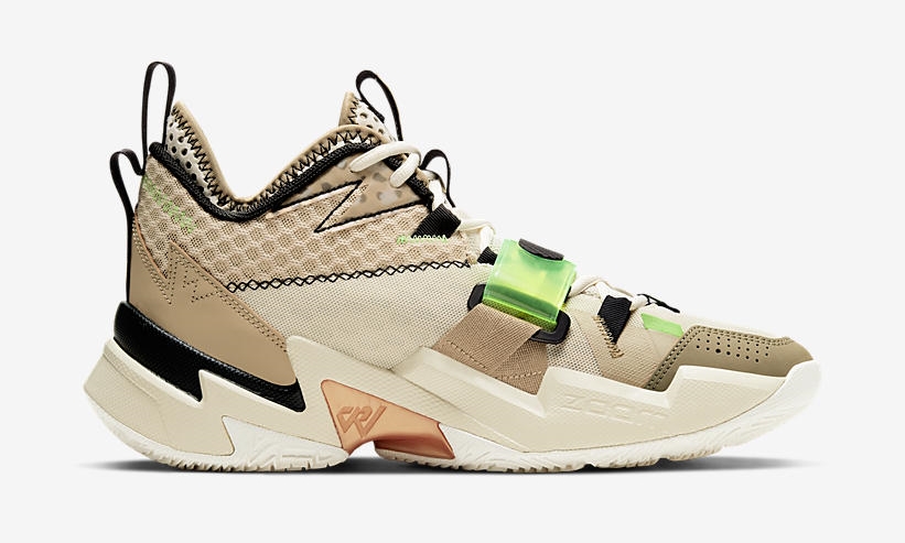 5/11発売！ナイキ ジョーダン ワイ ノット ゼロ スリー PE “パラシュートベージュ/レイジグリーン” (NIKE JORDAN WHY NOT ZER0.3 PE “Parachute Beige/Rage Green”) [CD3002-200]