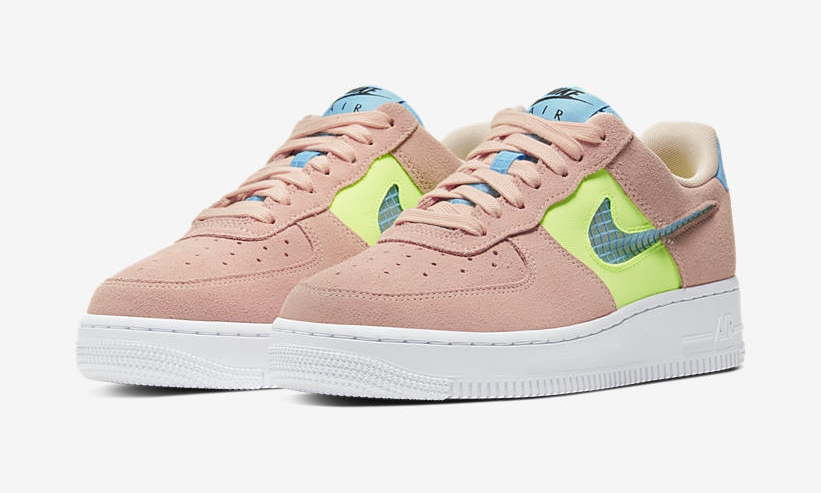 ナイキ ウィメンズ エア フォース 1 07 ロー ”ウォッシュドコーラル/オラクルアクア” (NIKE WMNS AIR FORCE 1 07 LOW “Washed Coral/Oracle Aqua”) [CW5592-600]