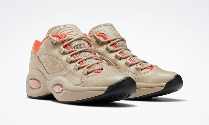 5/8発売！REEBOK QUESTION MID “Modern Beige/Vivid Orange” (リーボック クエスチョン ミッド “モダンベージュ/ビビッドピンク”) [EF3151]