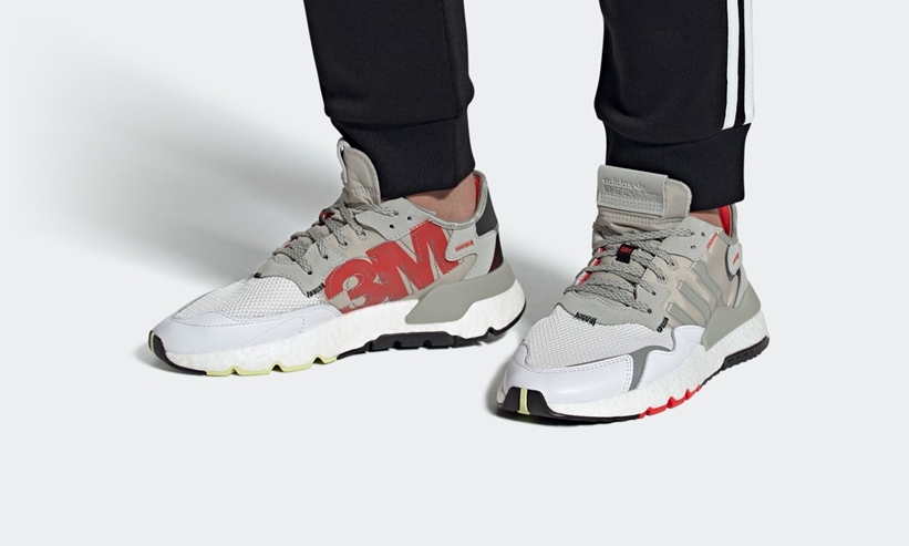 5/7発売！リフレクターを備えた adidas Originals NITE JOGGER “Metal Grey/Cloud White” (アディダス オリジナルス ナイトジョガー “グレー/ホワイト”) [EF5409]