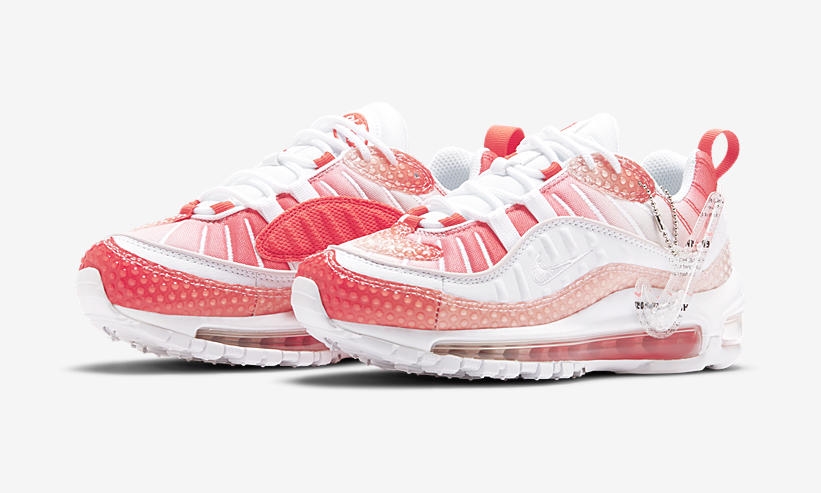 ナイキ ウィメンズ エア マックス 98 "バブルパック" トラックレッド (NIKE WMNS AIR MAX 98 "Bubble Pack" Track Red) [CI7379-600]