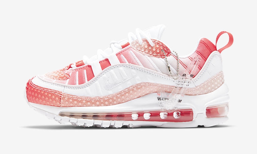 ナイキ ウィメンズ エア マックス 98 “バブルパック” トラックレッド (NIKE WMNS AIR MAX 98 “Bubble Pack” Track Red) [CI7379-600]