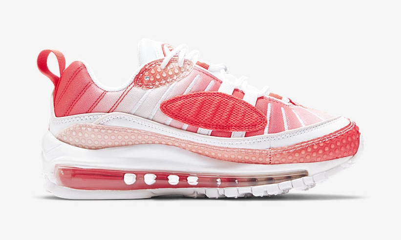 ナイキ ウィメンズ エア マックス 98 “バブルパック” トラックレッド (NIKE WMNS AIR MAX 98 “Bubble Pack” Track Red) [CI7379-600]