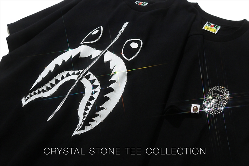 スワロフスキー クリスタルを使用したA BATHING APE 2020 S/S 「CRYSTAL STONE TEE COLLECTION」が5/9発売 (ア ベイシング エイプ)