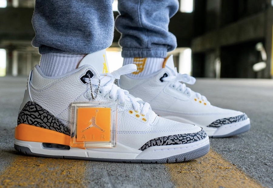 7月発売予定！ナイキ ウィメンズ エア ジョーダン 3 レトロ "ホワイト/レーザーオレンジ" (NIKE WMNS AIR JORDAN 3 RETRO "White/Laser Orange") [CK9246-108]