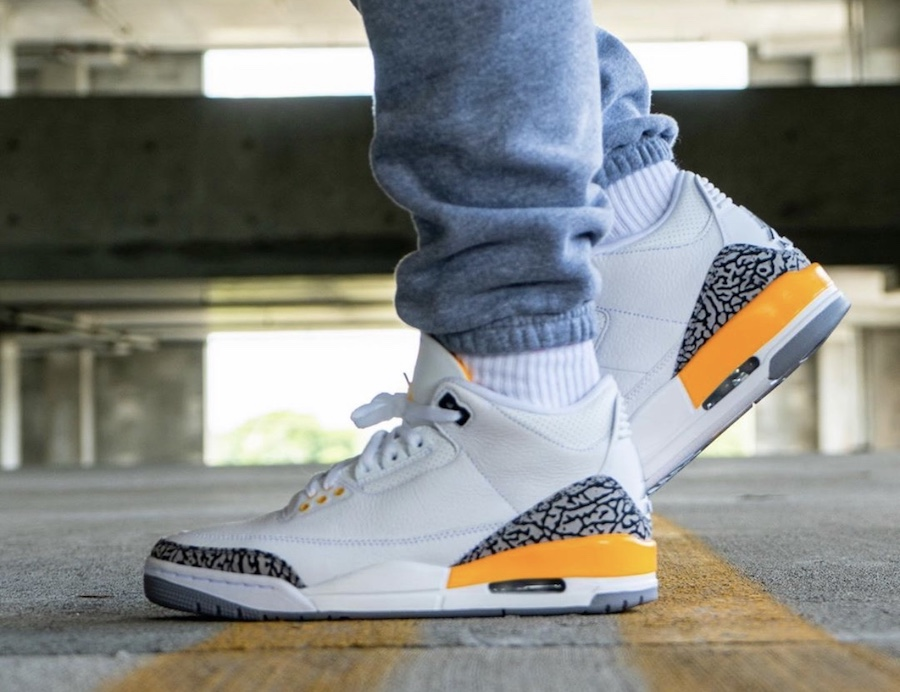 8/22発売予定！ナイキ ウィメンズ エア ジョーダン 3 レトロ “ホワイト/レーザーオレンジ” (NIKE WMNS AIR JORDAN 3 RETRO “White/Laser Orange”) [CK9246-108]