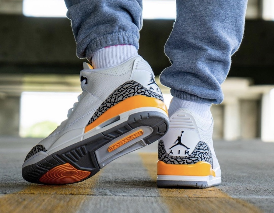 8/22発売予定！ナイキ ウィメンズ エア ジョーダン 3 レトロ “ホワイト/レーザーオレンジ” (NIKE WMNS AIR JORDAN 3 RETRO “White/Laser Orange”) [CK9246-108]