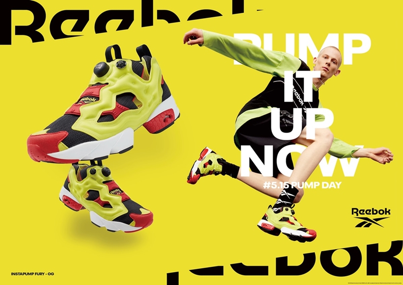 REEBOK PUMPを祝した「Pump Day」にて様々なINSTA PUMP FURYが5/15から発売 (リーボック インスタ ポンプ フューリー)