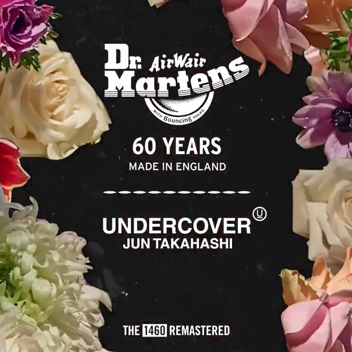 Dr. Martens x UNDERCOVER “1460 Remastered series”が5/23発売 (ドクターマーチン アンダーカバー)