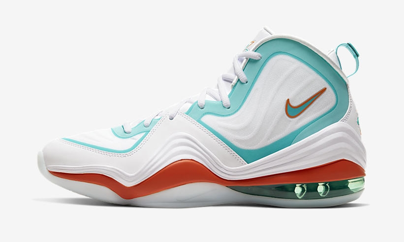 ナイキ エア ペニー 5 “ホワイト/オラクルアクア/アルファオレンジ” (NIKE AIR PENNY 5 “White/Oracle Aqua/Alpha Orange”) [CJ5396-100]