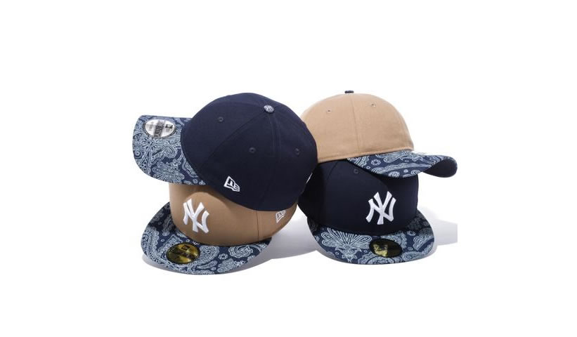 New Era からペイズリー柄をバイザーに施したシリーズ「デニムペイズリー」が発売 (ニューエラ Denim Paisley)