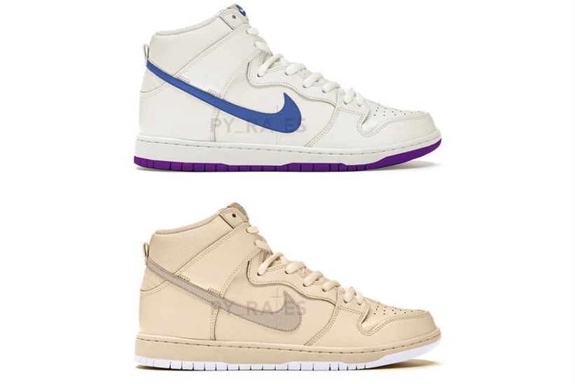 海外 1/21、1/23 発売！ノートル × ナイキ ダンク ハイ (Notre NIKE DUNK HIGH “Pearl White/Light Orewood Brown”) [CW3092-100,400]