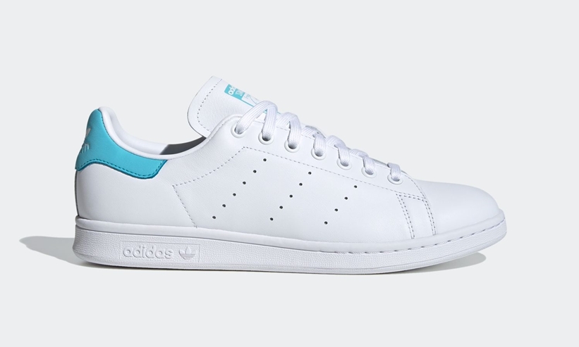 5/14発売！新色「ブルーグロー」を配したアディダス オリジナルス  スタンスミス (adidas Originals STAN SMITH) [EF4480]