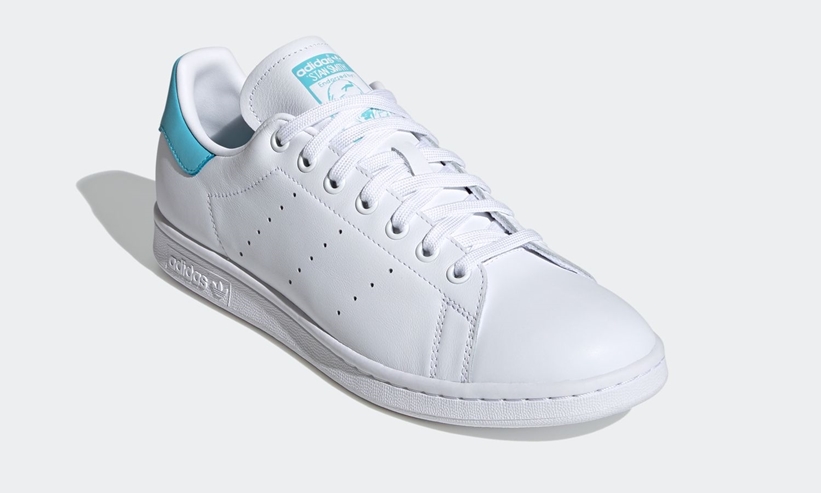 5/14発売！新色「ブルーグロー」を配したアディダス オリジナルス  スタンスミス (adidas Originals STAN SMITH) [EF4480]