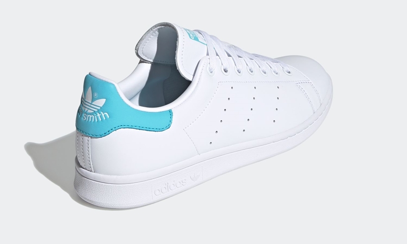 5/14発売！新色「ブルーグロー」を配したアディダス オリジナルス  スタンスミス (adidas Originals STAN SMITH) [EF4480]