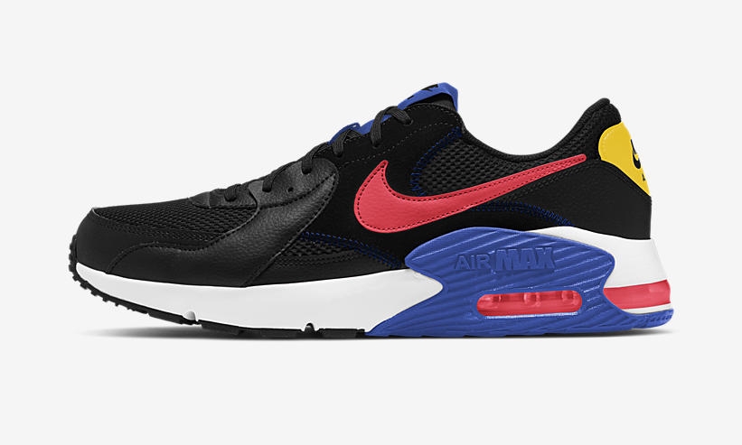 ナイキ エア マックス エクシー “ブラック/ブルー/レッド/イエロー” (NIKE AIR MAX EXCEE “Black/Blue/Red/Yellow”) [CD4165-008]