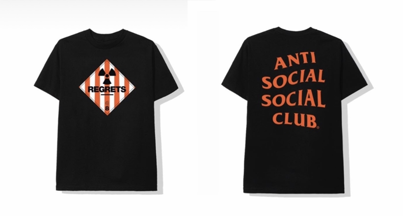 【MEMBERS ONLY EXCLUSIVE】Anti Social Social Club “Regrets Tee” (アンチ ソーシャル ソーシャル クラブ)